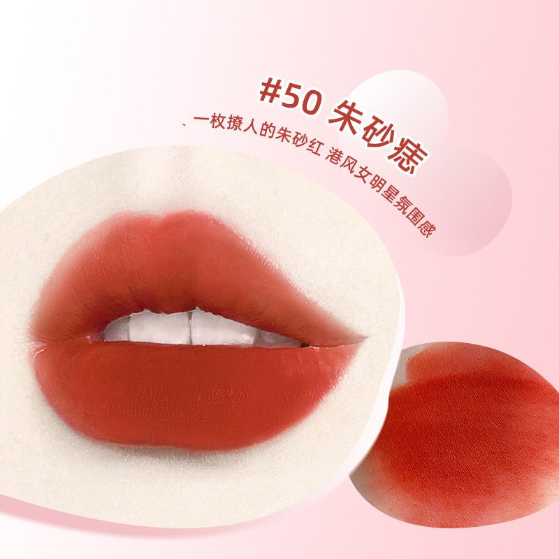 NOVO milk mist air lip mud matte soft and silky lip and cheek dual-use waterproof not easy to fade students affordable lip glaze