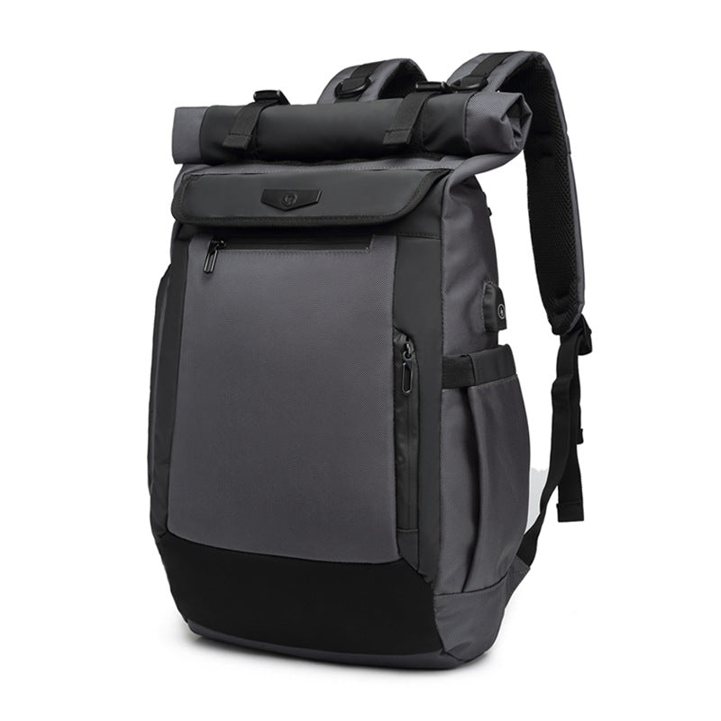 ozuko Korean style student backpack business travel laptop backpack outdoor leisure waterproof backpack for men