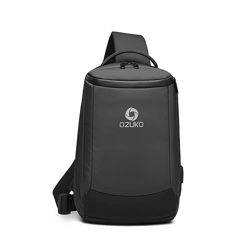 ozuko spot wholesale cross-body shoulder bag sports casual men's shoulder bag outdoor fashion trend chest bag for men