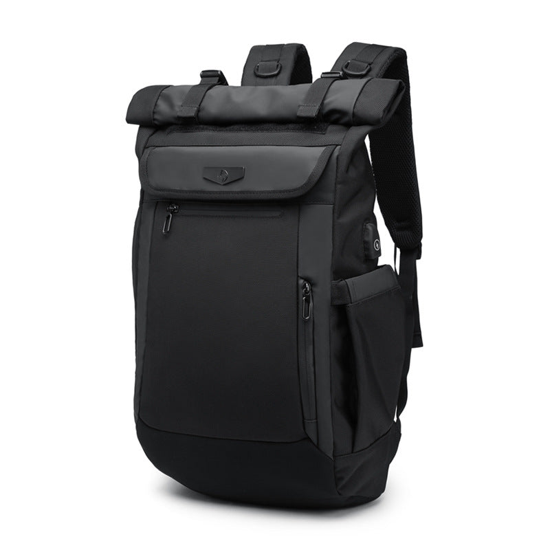 ozuko Korean style student backpack business travel laptop backpack outdoor leisure waterproof backpack for men