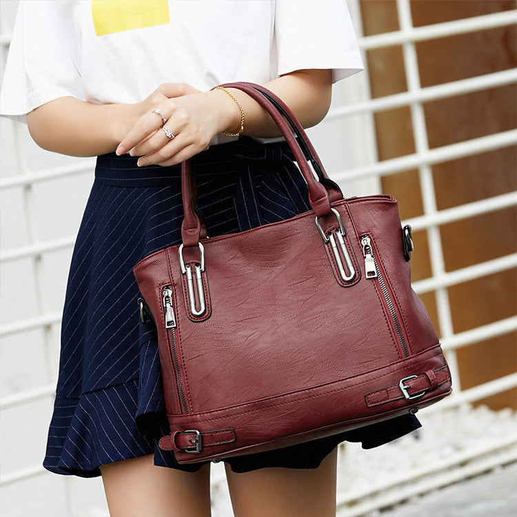 Amazon New Women's Bags 2023 Spring and Summer European and American Handbags Tote Bags Large Capacity Women's Shoulder Bags Crossbody Bags