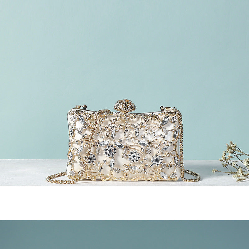 Bags for Women 2023 New Diamond-Encrusted Banquet Bags European and American Fashion Dinner Party Handbags Women's Clutch Bags