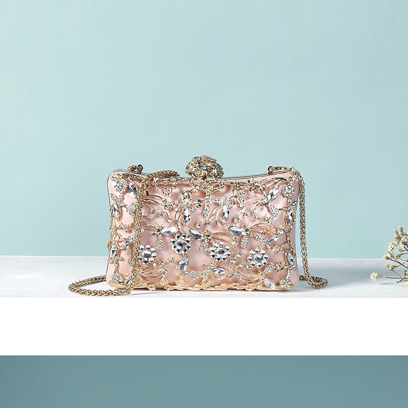 Bags for Women 2023 New Diamond-Encrusted Banquet Bags European and American Fashion Dinner Party Handbags Women's Clutch Bags