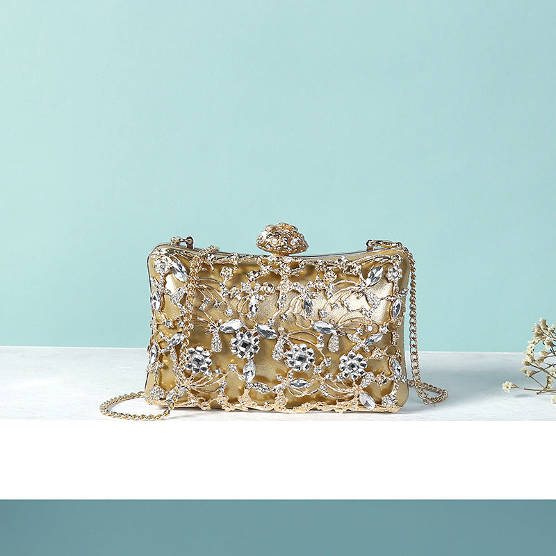 Bags for Women 2023 New Diamond-Encrusted Banquet Bags European and American Fashion Dinner Party Handbags Women's Clutch Bags