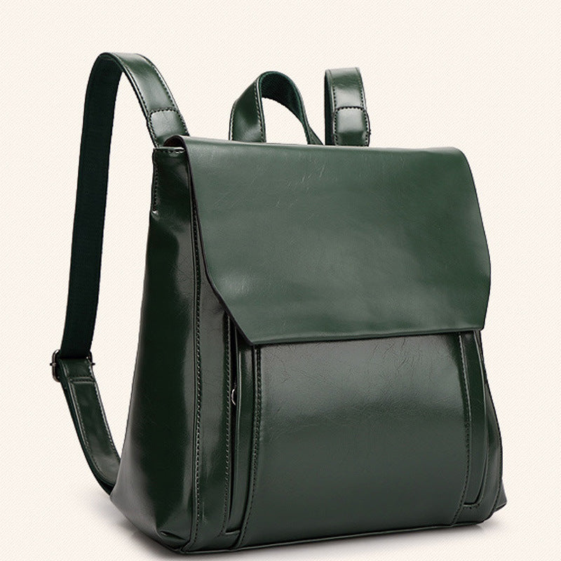 2023 new pu backpack women's bag Korean version trendy fashion casual easy-to-wear backpack women's bag wholesale dropshipping