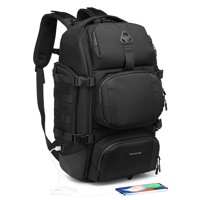 Ozuko large-capacity men's backpack outdoor short-distance travel bag men's tactical camouflage mountaineering large backpack