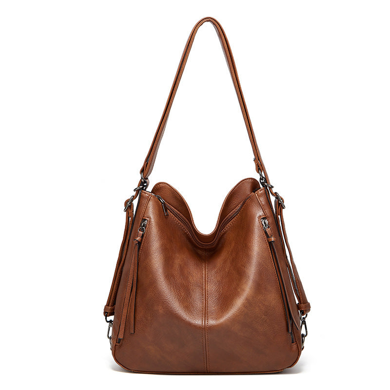 Manufacturer cross-border women's bag new style 2023 European and American fashion shoulder bag three-piece set tote bag trend crossbody backpack bag