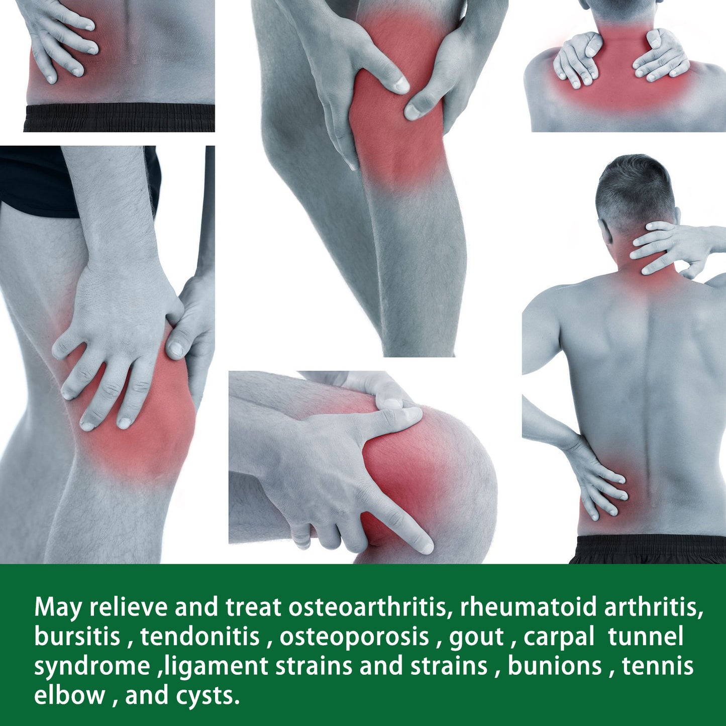 Ximonth joint care cream relieves pain in wrist joints, knees, shoulders, neck, lumbar muscles and bones, massage care cream