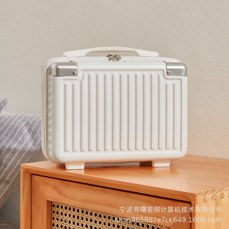 14-inch mini Korean style suitcase, cute cosmetic case, small suitcase, women's small, lightweight, small storage bag