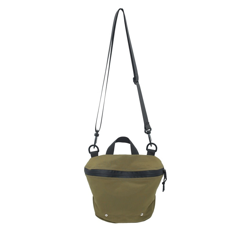 Wholesale trendy brand workwear couple crossbody bag casual sports Japanese student small shoulder bag lightweight sports bucket bag
