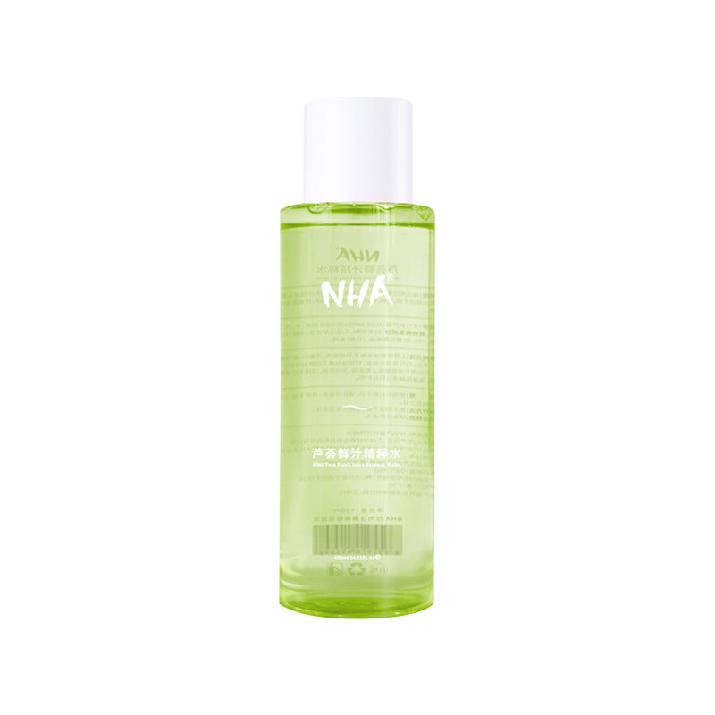 NHA Aloe Vera Fresh Juice Essence Water Moisturizing Toner သည် အသားအရည်ကို အစိုဓာတ်ဖြည့်ပေးပြီး တောက်ပစေသော အရောင်အသွေး Essence Fresh Juice Original Liquid