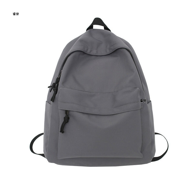 New style student backpack female Korean fashion college style school bag casual large capacity couple backpack one piece drop shipping