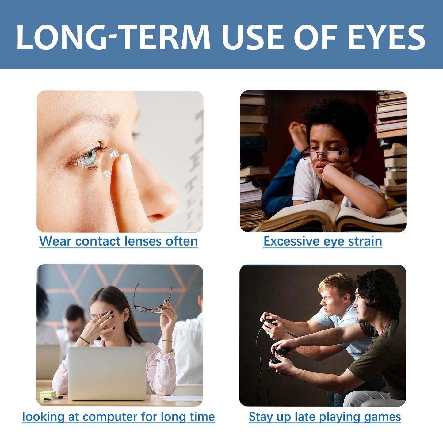 Ximonth myopia eye drops relieve eye fatigue, soreness, redness and swelling, blurred vision, gentle eye protection eye drops