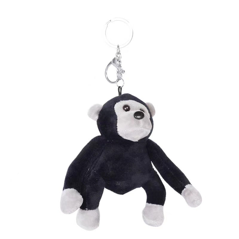 Cartoon plush toy bag pendant wholesale cute blush bear small pendant backpack keychain street stall supply