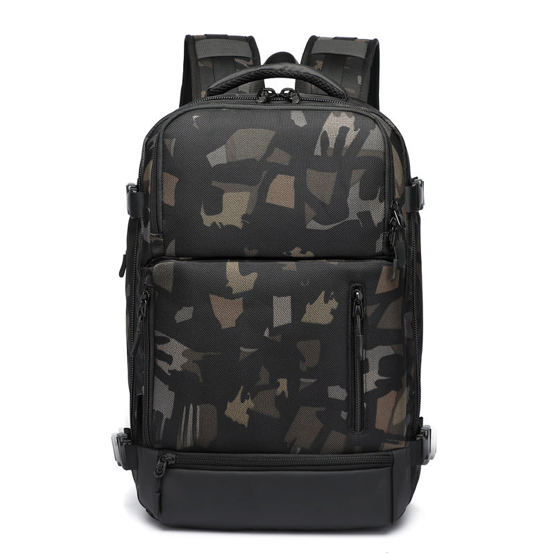 Ozuko Sports Backpack Men's Business Travel Laptop Backpack Outdoor Waterproof Men's Backpack