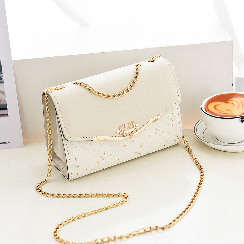 One piece drop shipping bag women's bag wholesale crossbody bag sequined shoulder bag Korean style women's shoulder bag mobile phone bag coin purse