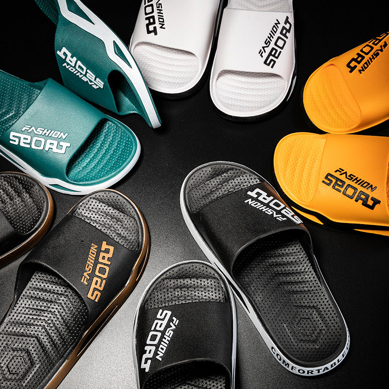 Large size section 4849 new sandals and slippers men's summer soft non-slip home indoor leisure bathroom bath sandals