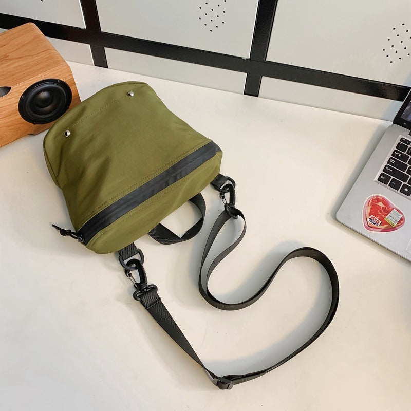 Wholesale trendy brand workwear couple crossbody bag casual sports Japanese student small shoulder bag lightweight sports bucket bag