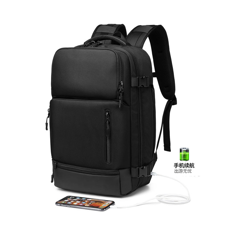 Ozuko Sports Backpack Men's Business Travel Laptop Backpack Outdoor Waterproof Men's Backpack