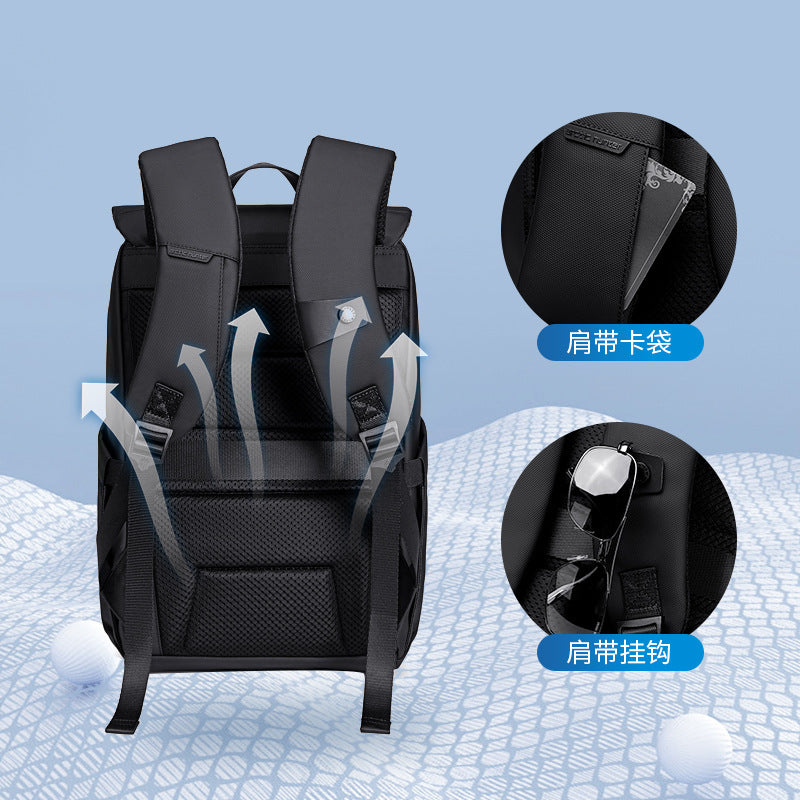 Fashion Business Backpack Men's Lightweight Computer Bag Factory Direct Large Capacity Backpack Travel Backpack