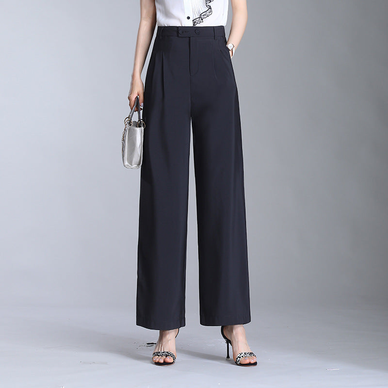 【G3661】Women's trousers with drape feeling