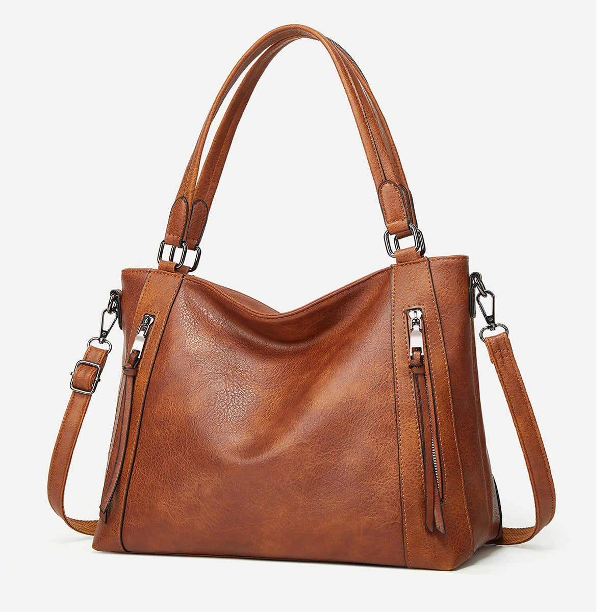 Women's handbags 2023 spring and summer new European and American tote bags cross-border women's bags shoulder crossbody bag soft leather large bag
