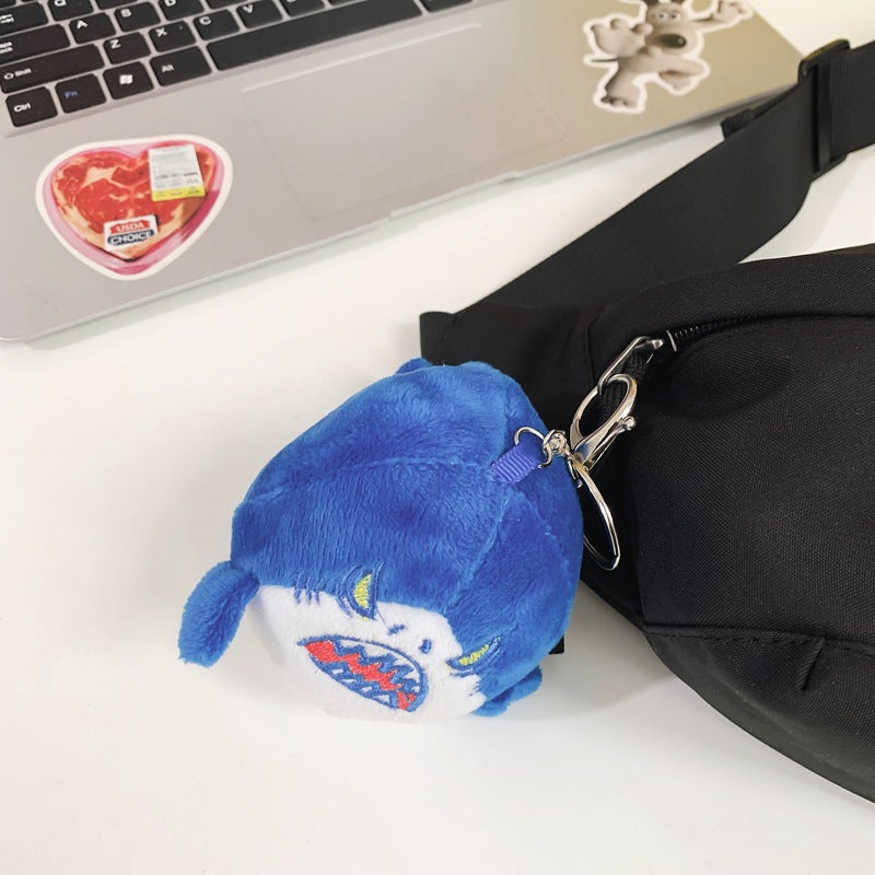 Cartoon plush toy bag pendant wholesale cute blush bear small pendant backpack keychain street stall supply