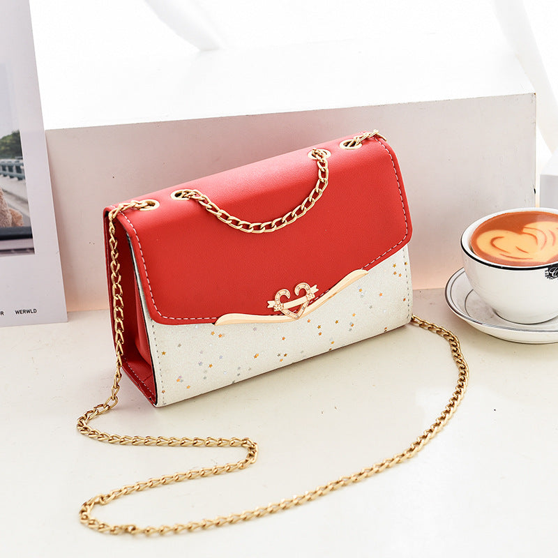 Factory direct sales bags for women cross-border new chain crossbody bag sequined fashion shoulder bag Korean version ladies mobile phone bag