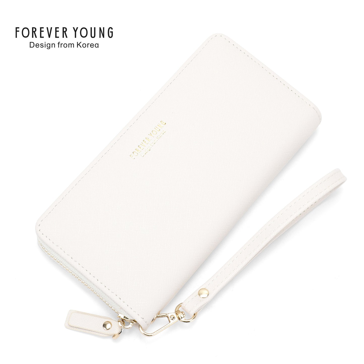 Forever Young Wallet Feminine Clutch Versatile Fashion Long Mobile Phone Wallet Anti-Scratch Wallet