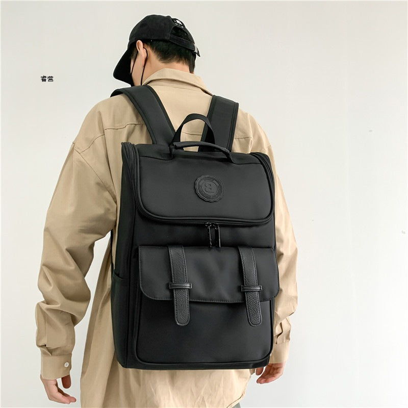 School bag Ruiying middle school trendy brand backpack men's fashion trend junior high school student high school casual large-capacity travel backpack