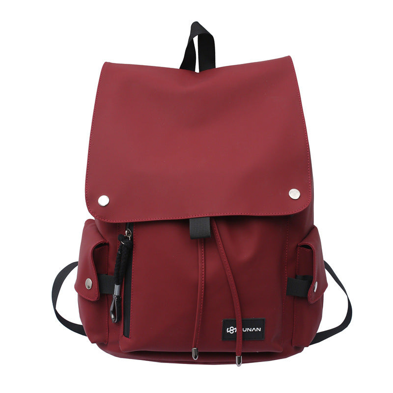 Trendy men's and women's backpacks wholesale water-repellent motorcycle large capacity large cover student school bag new backpack