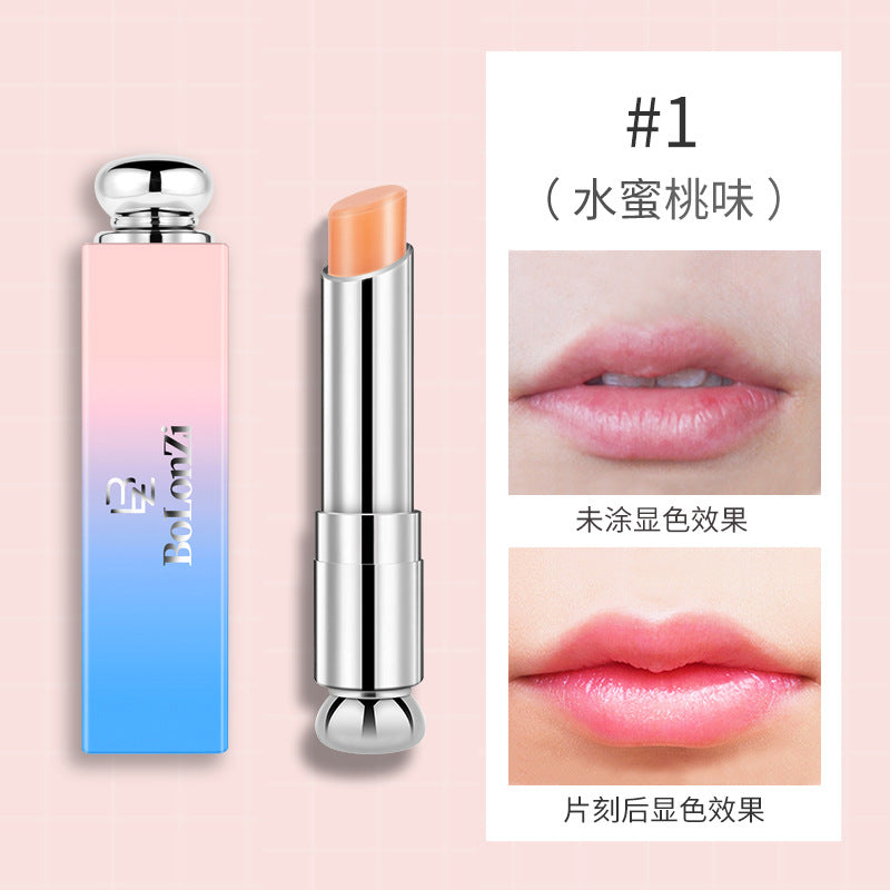 Moisturizing Autumn and Winter Moisturizing Lip Balm Hydrating Lip Oil Women's Waterproof Lip Care Color Changing Lip Balm Factory Direct Sales