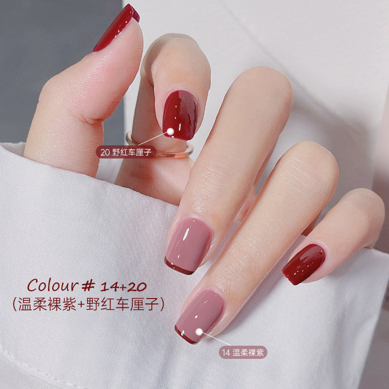 bk no-bake, non-peelable, long-lasting, quick-drying, water-based nail polish, ice-clear jelly, no odor, available for pregnant women and students, wholesale