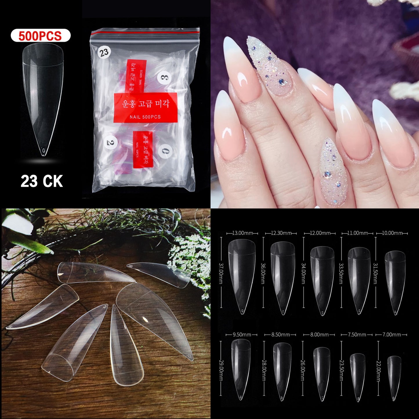 Cross-border nail manicure French style full patch half patch fake nail patch handmade wear manicure factory wholesale