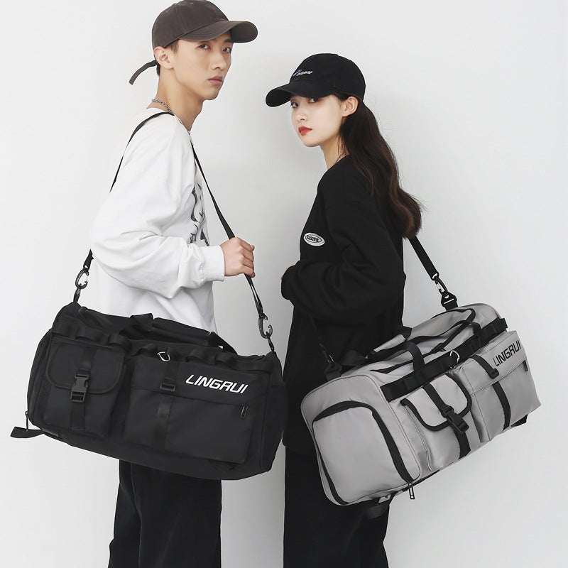 Multi-purpose shoulder crossbody bag portable large capacity lightweight travel bag backpack duffel bag sports fitness bag