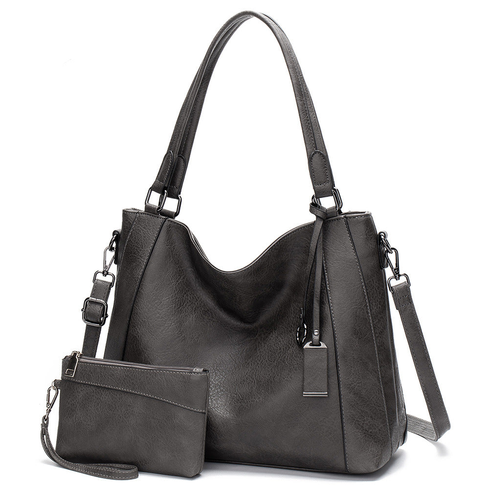2023 New Foreign Trade Women's Bags Handbags Casual Simple Women's Hand-held Single Shoulder PU Crossbody Bag One Piece Dropshipping