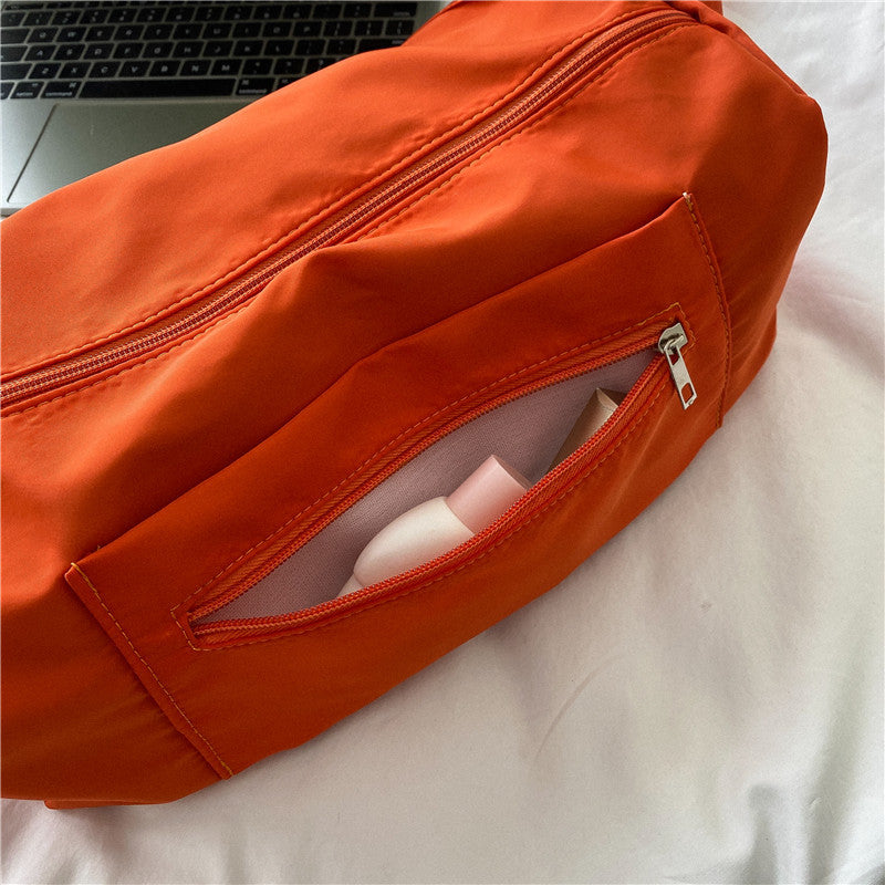 Oxford cloth Japanese trendy brand crossbody bag women's shoulder bag Korean version solid color shoulder bag casual back versatile commuter bag