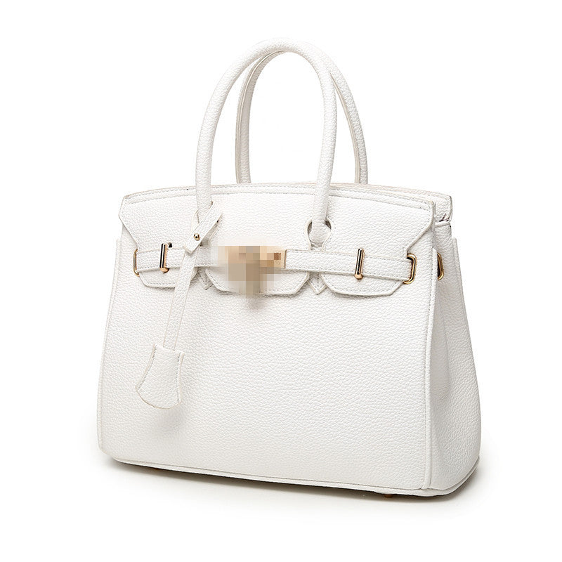 Guangzhou Bag Women 2023 New Women's Bag European and American Fashion Lychee Pattern Platinum Bag Diagonal Shoulder Ladies Handbag