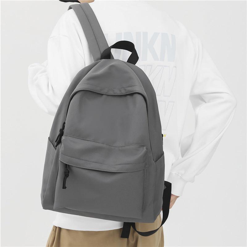 New style student backpack female Korean fashion college style school bag casual large capacity couple backpack one piece drop shipping