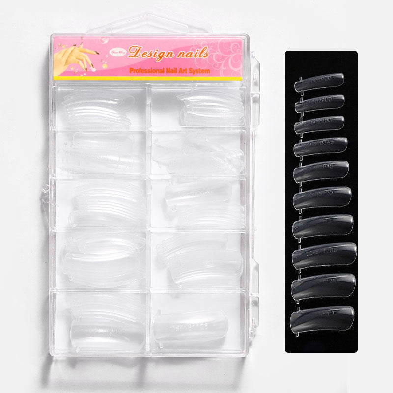 Cross-border nail manicure French style full patch half patch fake nail patch handmade wear manicure factory wholesale