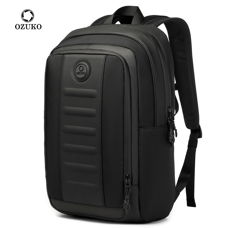 ozuko business backpack men's large capacity computer backpack outdoor waterproof cross-border travel backpack backpack