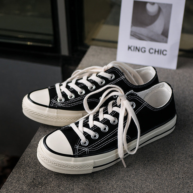 Small white shoes women's 2022 new casual all-match classic canvas shoes Korean version of ulzzang sneakers A17