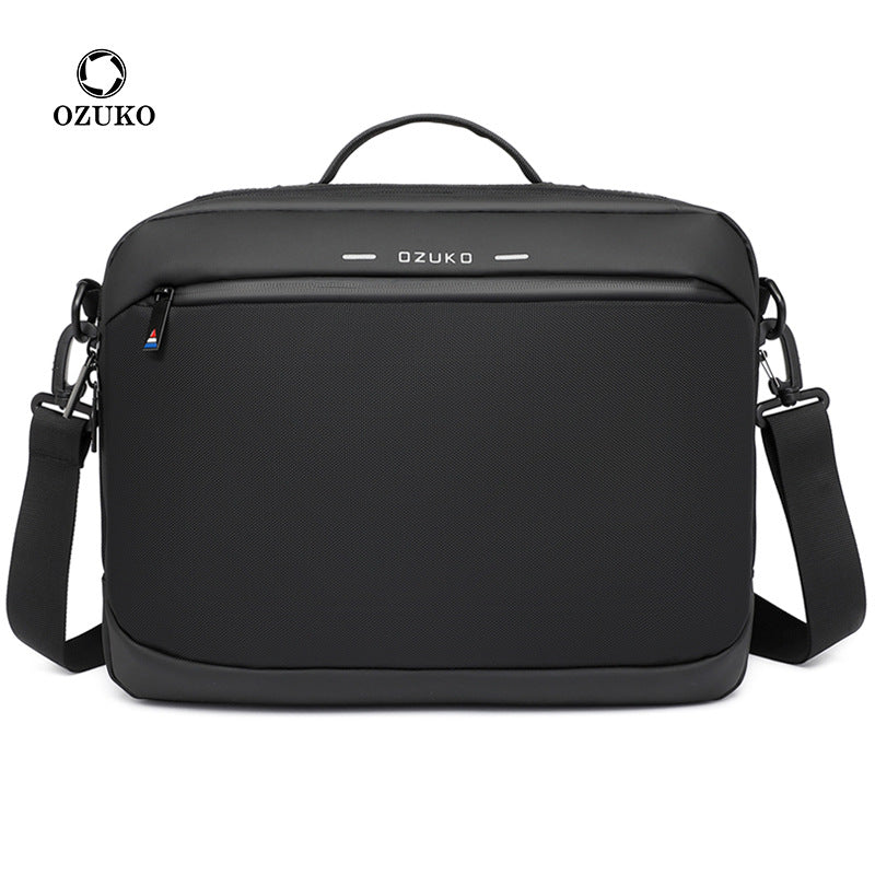 ozuko new tablet laptop bag macbook laptop bag multifunctional waterproof business shoulder bag