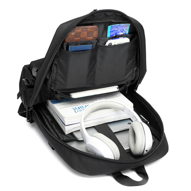 ozuko new school bag college student laptop backpack brand casual waterproof backpack for men