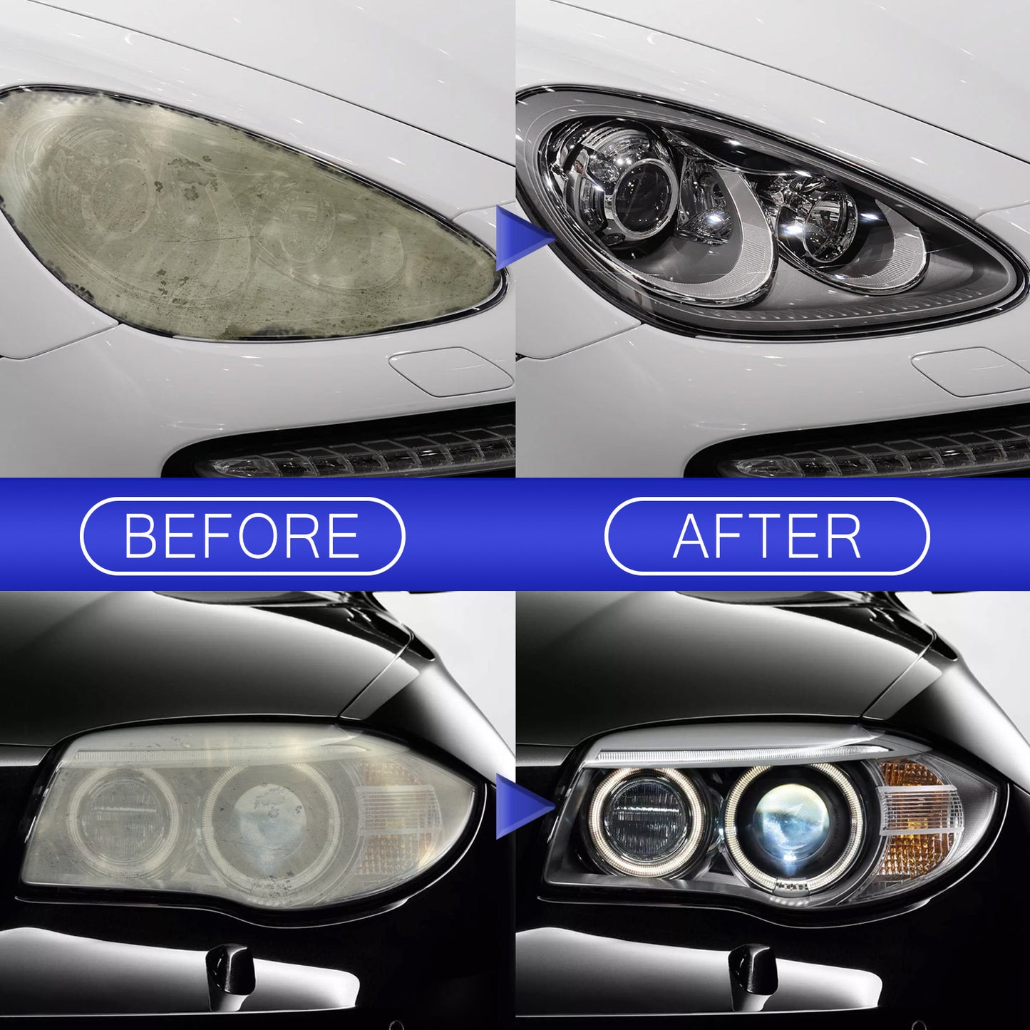 OUHOE Car Light Repair Spray Car Headlight Shade Scratch Polishing Car Headlight Repair Renovation Repair Agent