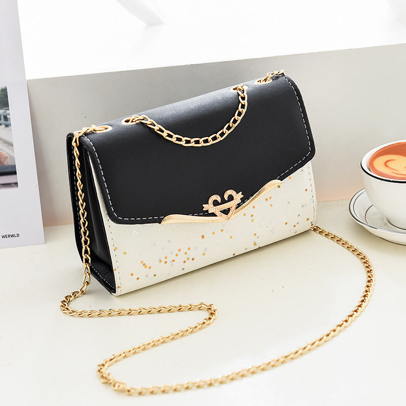 Factory direct sales bags for women cross-border new chain crossbody bag sequined fashion shoulder bag Korean version ladies mobile phone bag
