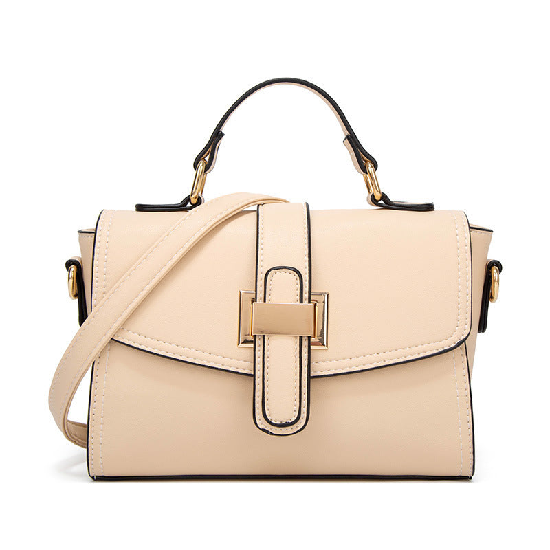 One piece drop shipping European and American women's small square bag 22 new Korean style fashion shoulder handbag simple crossbody bag women's bag