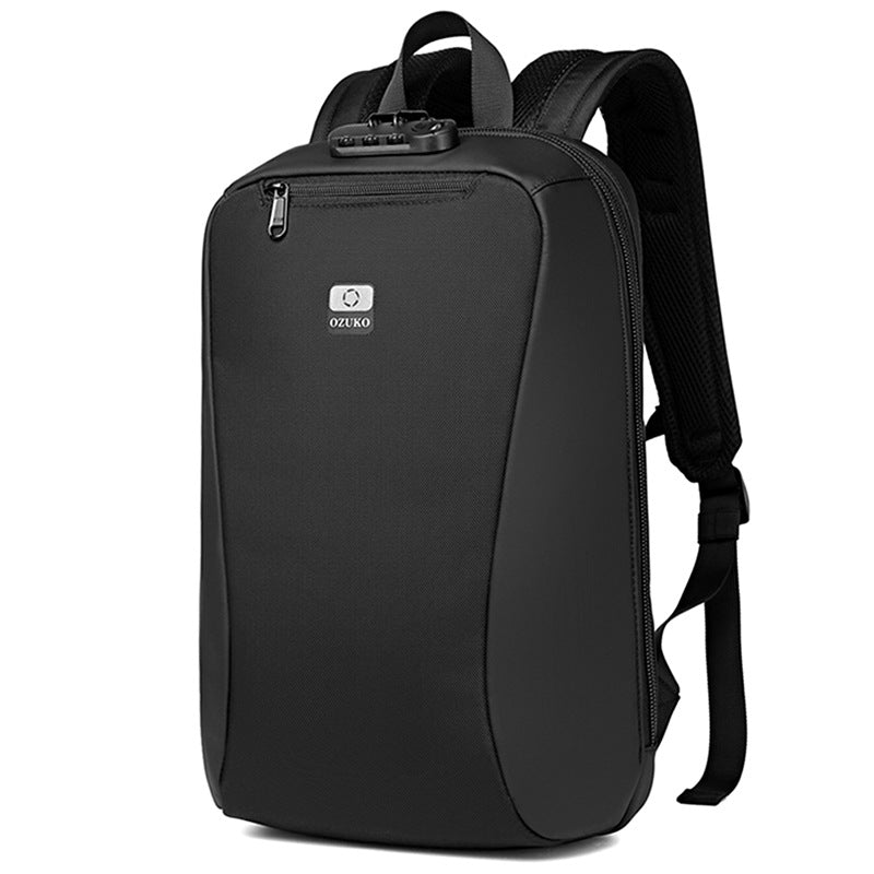 ozuko new business backpack commuting fashion student school bag casual waterproof computer backpack backpack