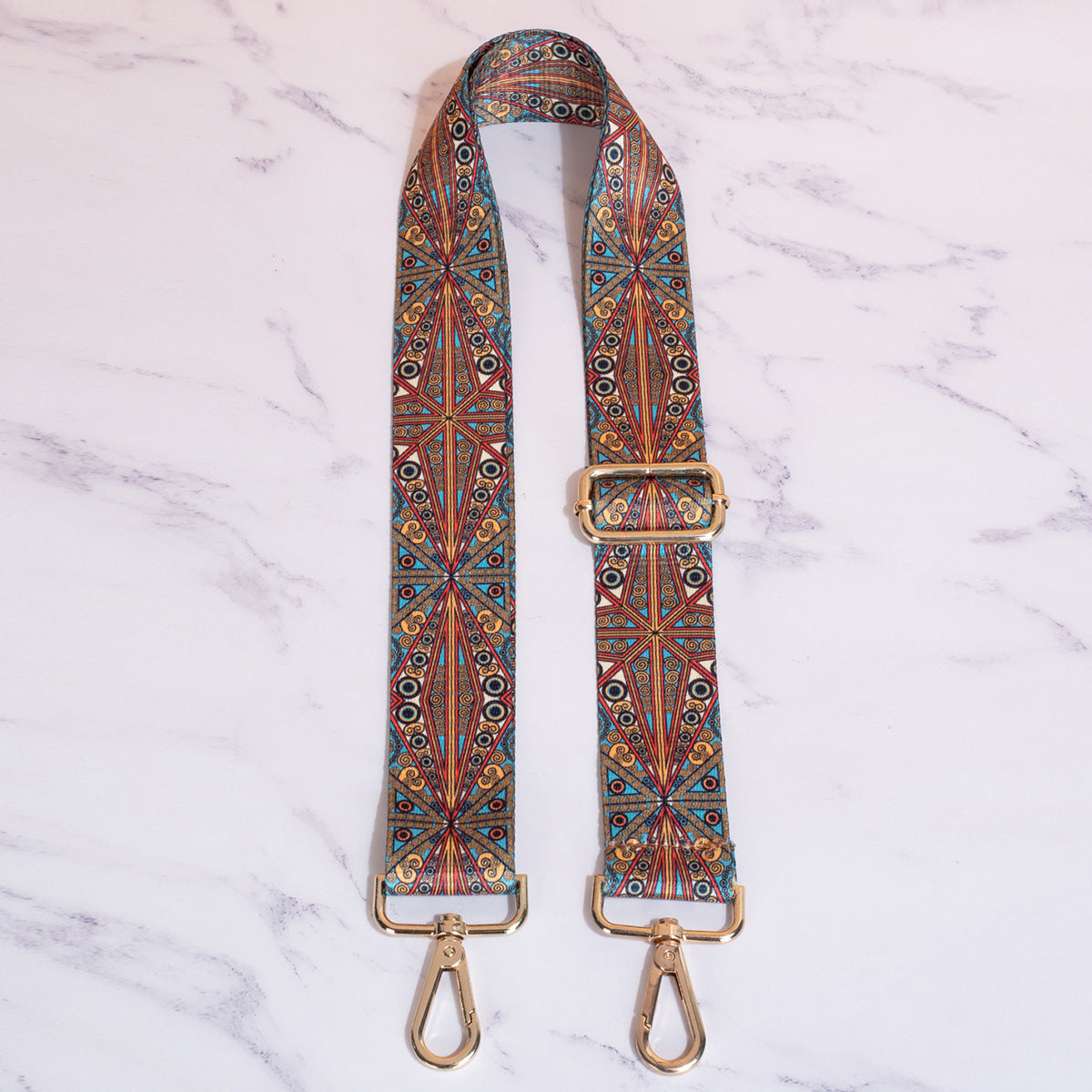 Bag universal strap new cross-border wide shoulder strap embroidered single shoulder strap bag shoulder strap women's bag accessories adjustable shoulder