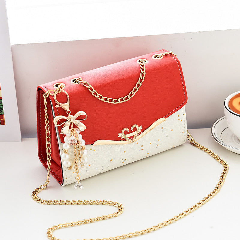 One piece drop shipping bag women's bag wholesale crossbody bag sequined shoulder bag Korean style women's shoulder bag mobile phone bag coin purse